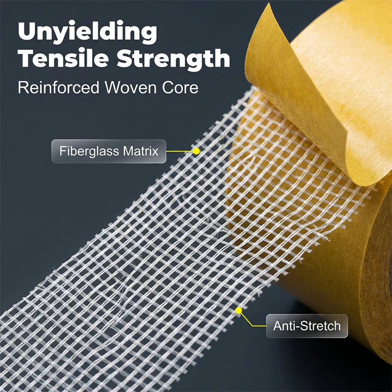 Heavy Duty Double Sided Rug Tape – 2 in x 33 ft Removable Mesh Mounting Tape