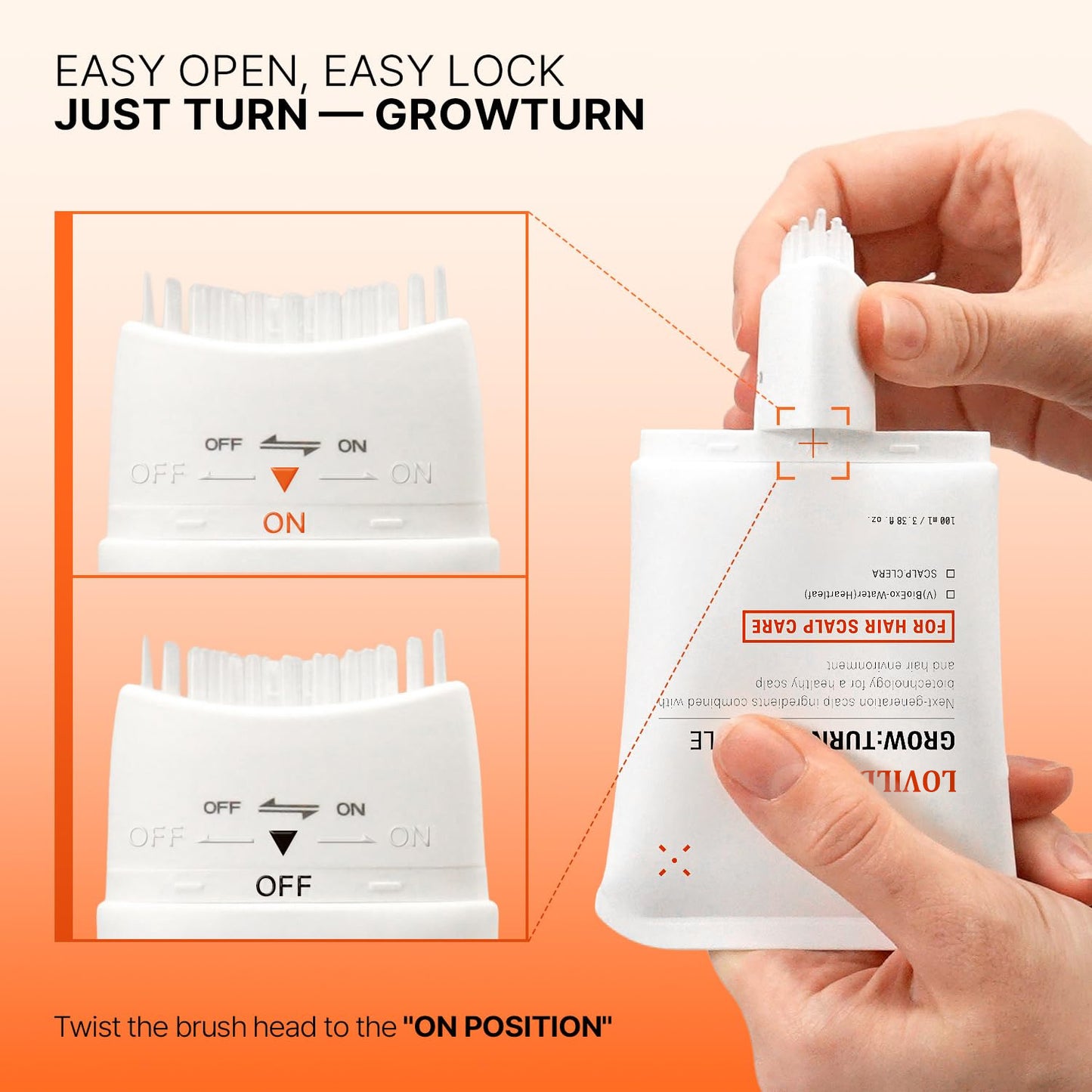 38-Bristle Hair Growth Scalp Serum