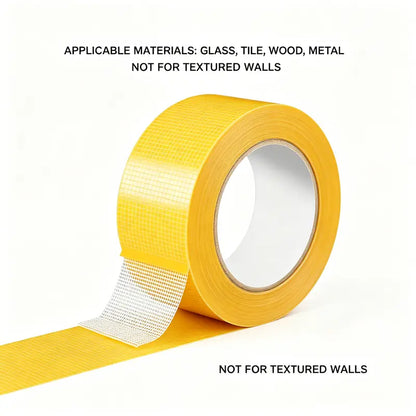 Heavy Duty Double Sided Rug Tape – 2 in x 33 ft Removable Mesh Mounting Tape
