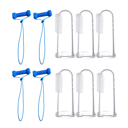 2-in-1 Dog Dental Cleaning Chew Toy & Brushing Aid
