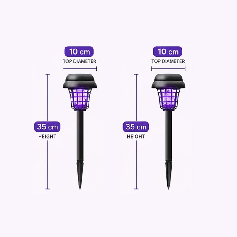 2-in-1 Solar Bug Zapper Patio Light 🔥