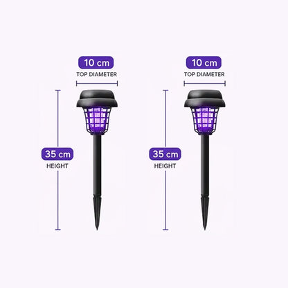 2-in-1 Solar Bug Zapper Patio Light 🔥
