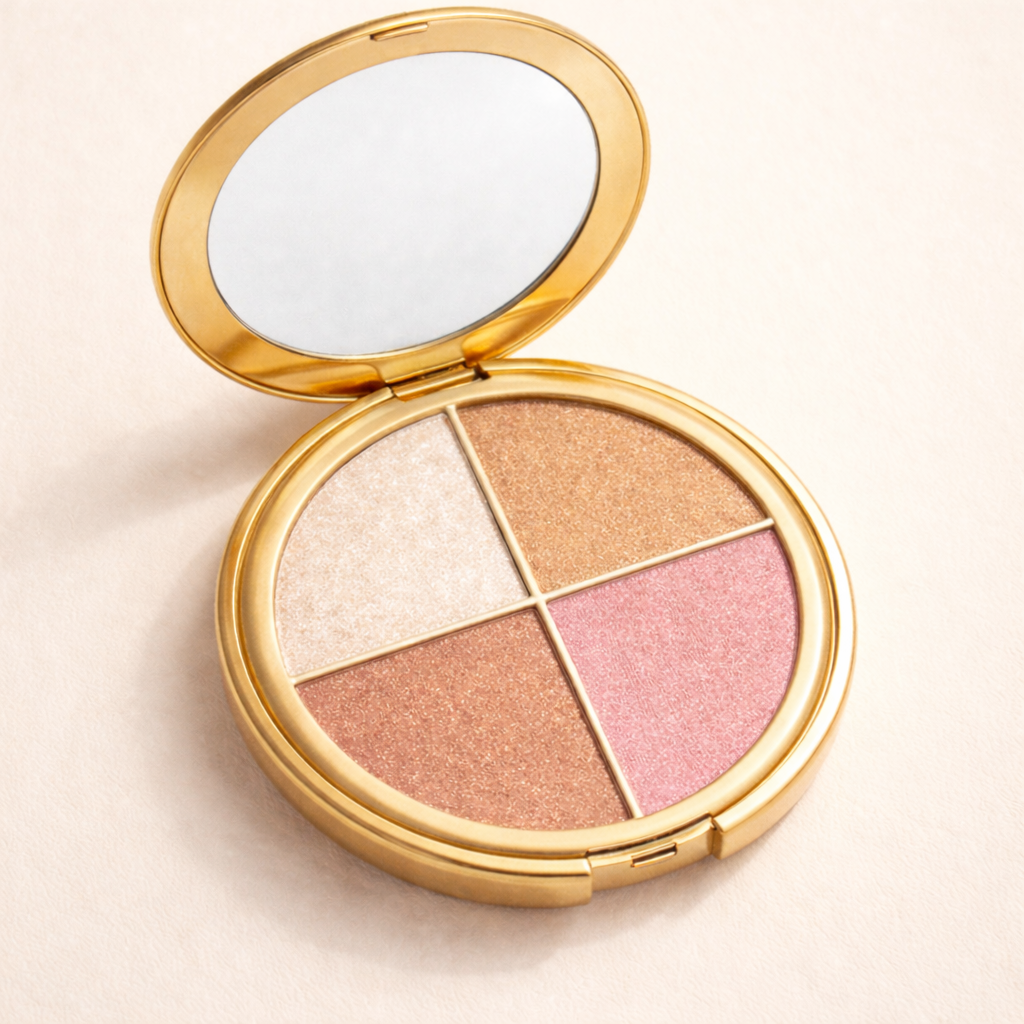 Glow Wardrobe Highlighting Eye & Cheek Palette