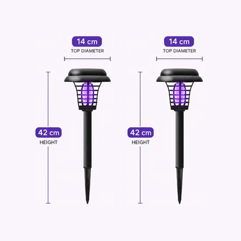 2-in-1 Solar Bug Zapper Patio Light 🔥