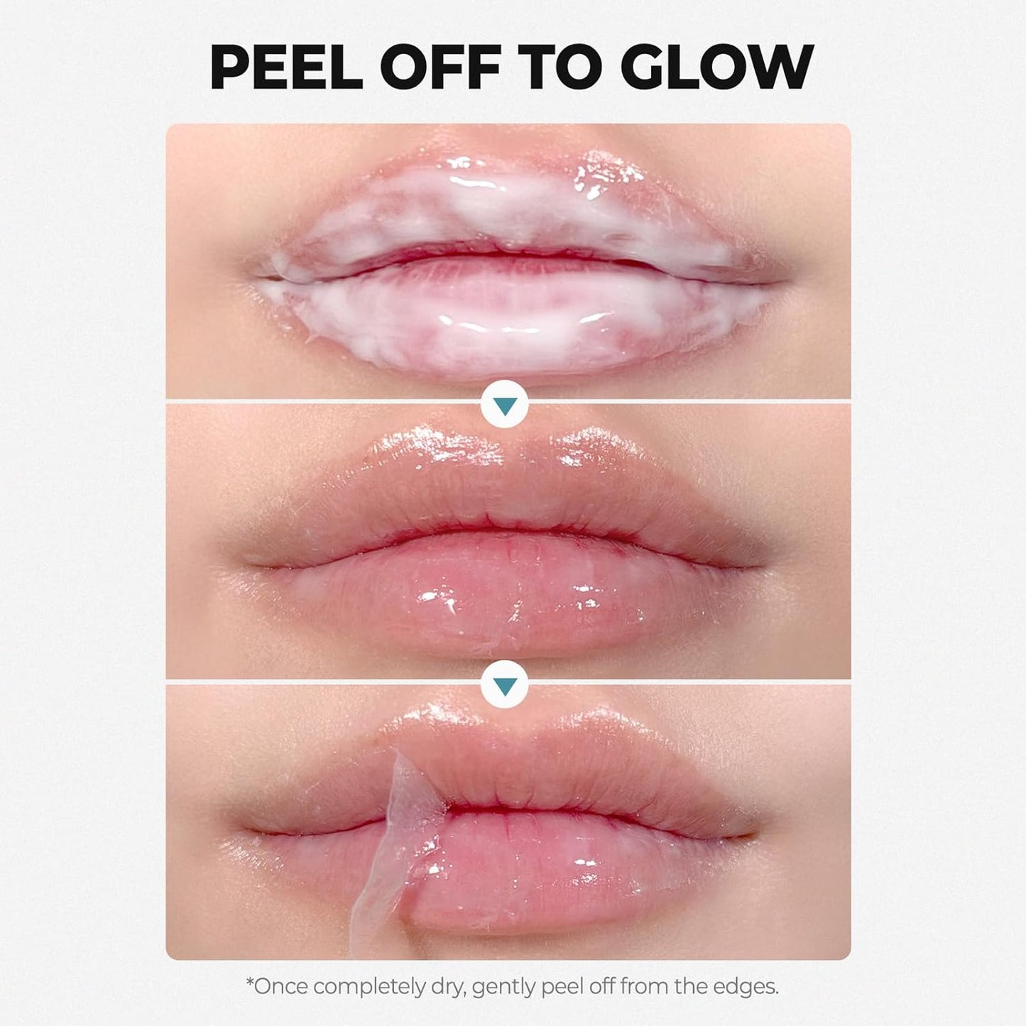 Cooling Peel-Off Lip Mask for Smooth, Lipstick-Ready Lips