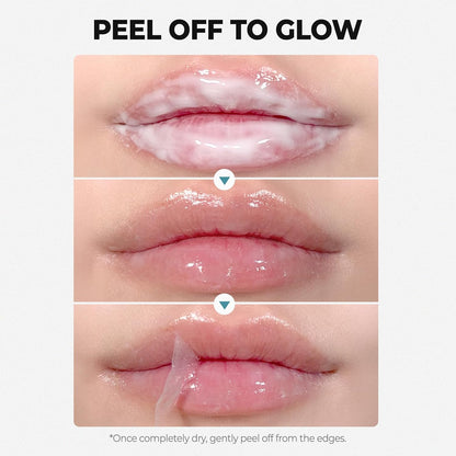 Cooling Peel-Off Lip Mask for Smooth, Lipstick-Ready Lips