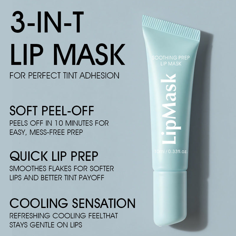 Cooling Peel-Off Lip Mask for Smooth, Lipstick-Ready Lips