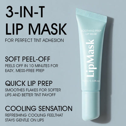 Cooling Peel-Off Lip Mask for Smooth, Lipstick-Ready Lips