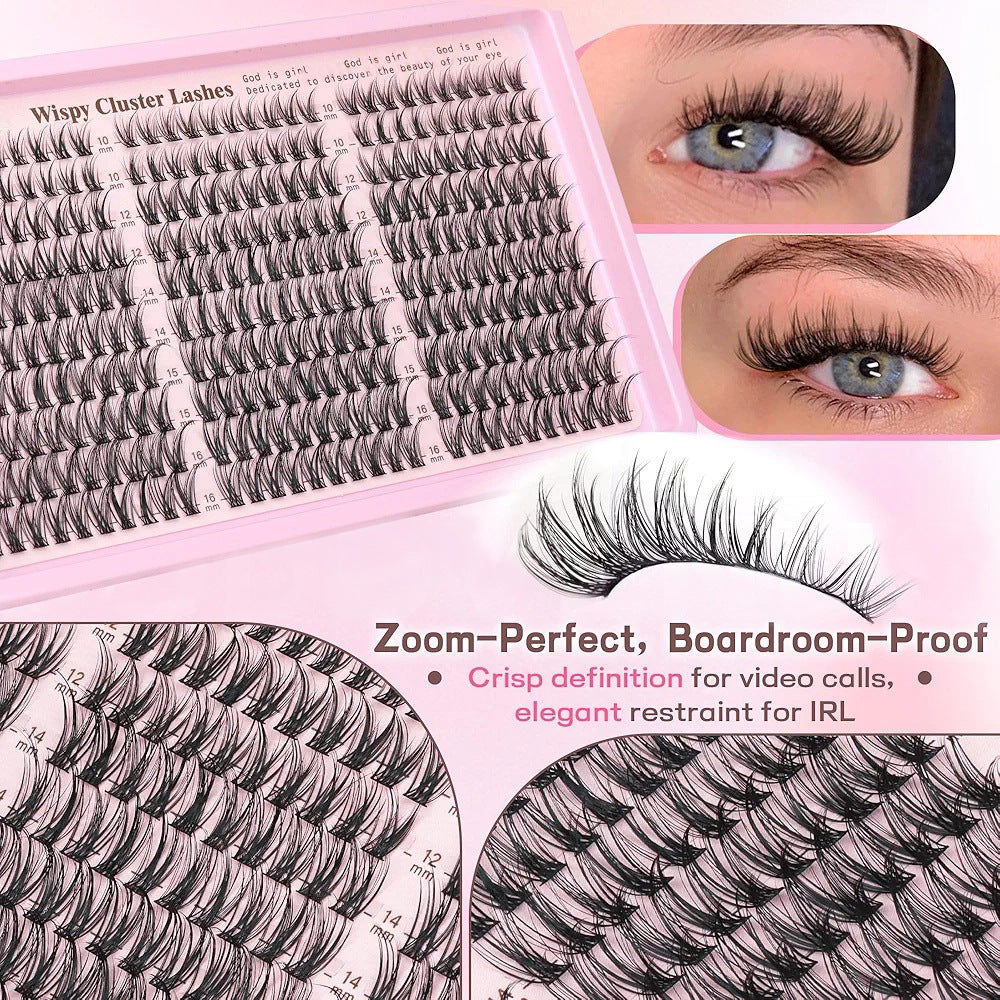 Soft Wispy Lash Clusters Starter Kit – 300pcs with Bond & Seal Pen