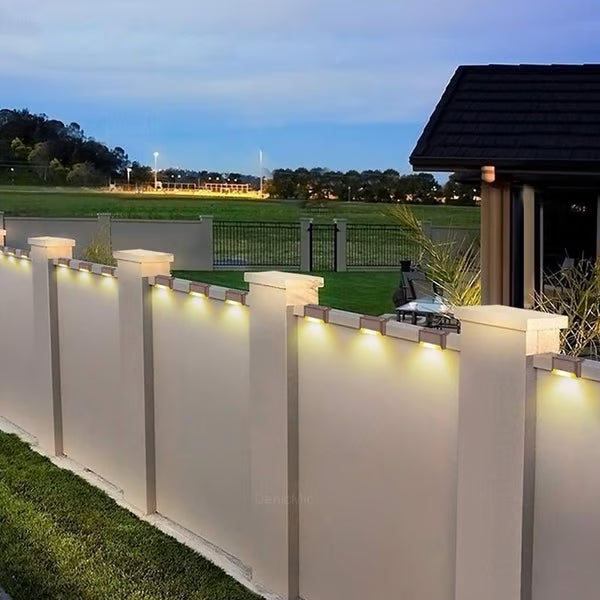 Solar Outdoor Step Light for Stairs, Fences, Patios, and Gardens