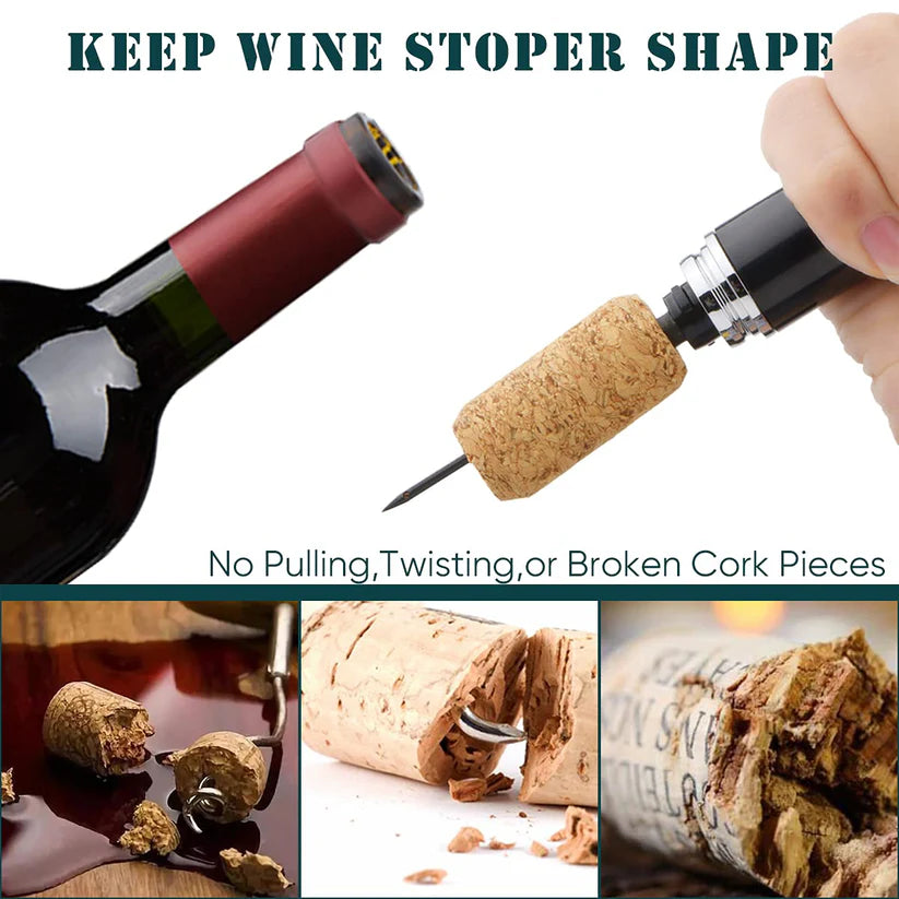 Air Pressure Wine Opener — Open Wine Bottles in Seconds