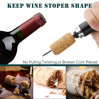 Air Pressure Wine Opener — Open Wine Bottles in Seconds
