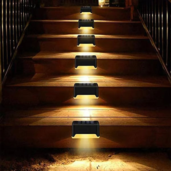 Solar Outdoor Step Light for Stairs, Fences, Patios, and Gardens