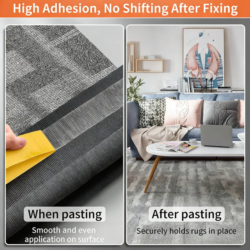 Heavy Duty Double Sided Rug Tape – 2 in x 33 ft Removable Mesh Mounting Tape