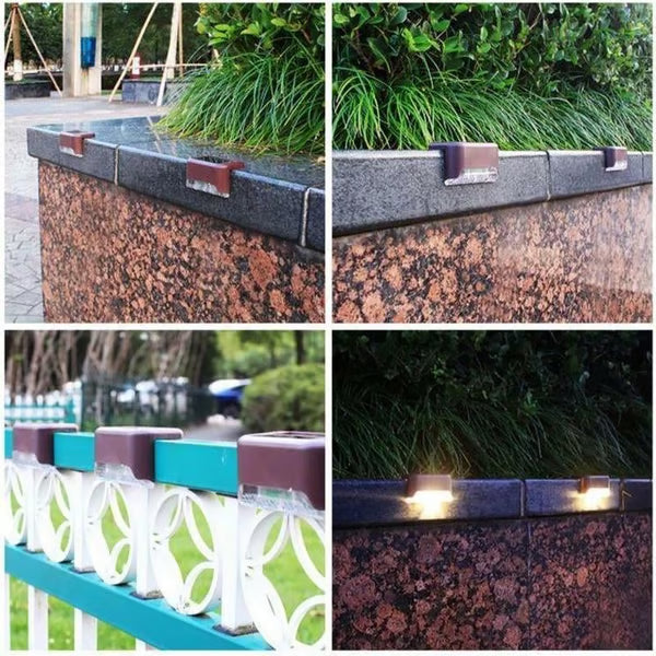 Solar Outdoor Step Light for Stairs, Fences, Patios, and Gardens