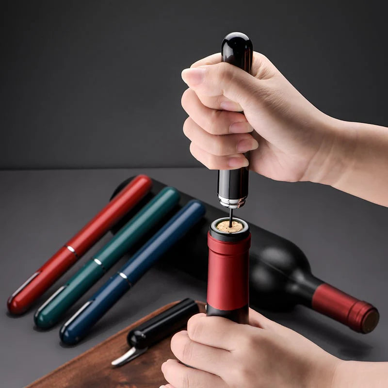 Air Pressure Wine Opener — Open Wine Bottles in Seconds