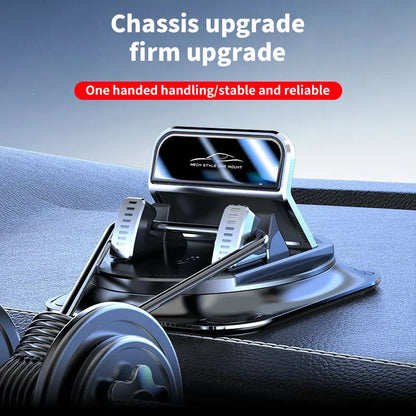 360° Rotating Car Phone Holder – Stable, Anti-Slip & One-Hand Operation