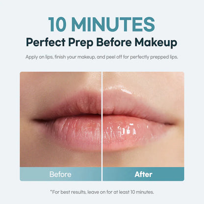 Cooling Peel-Off Lip Mask for Smooth, Lipstick-Ready Lips
